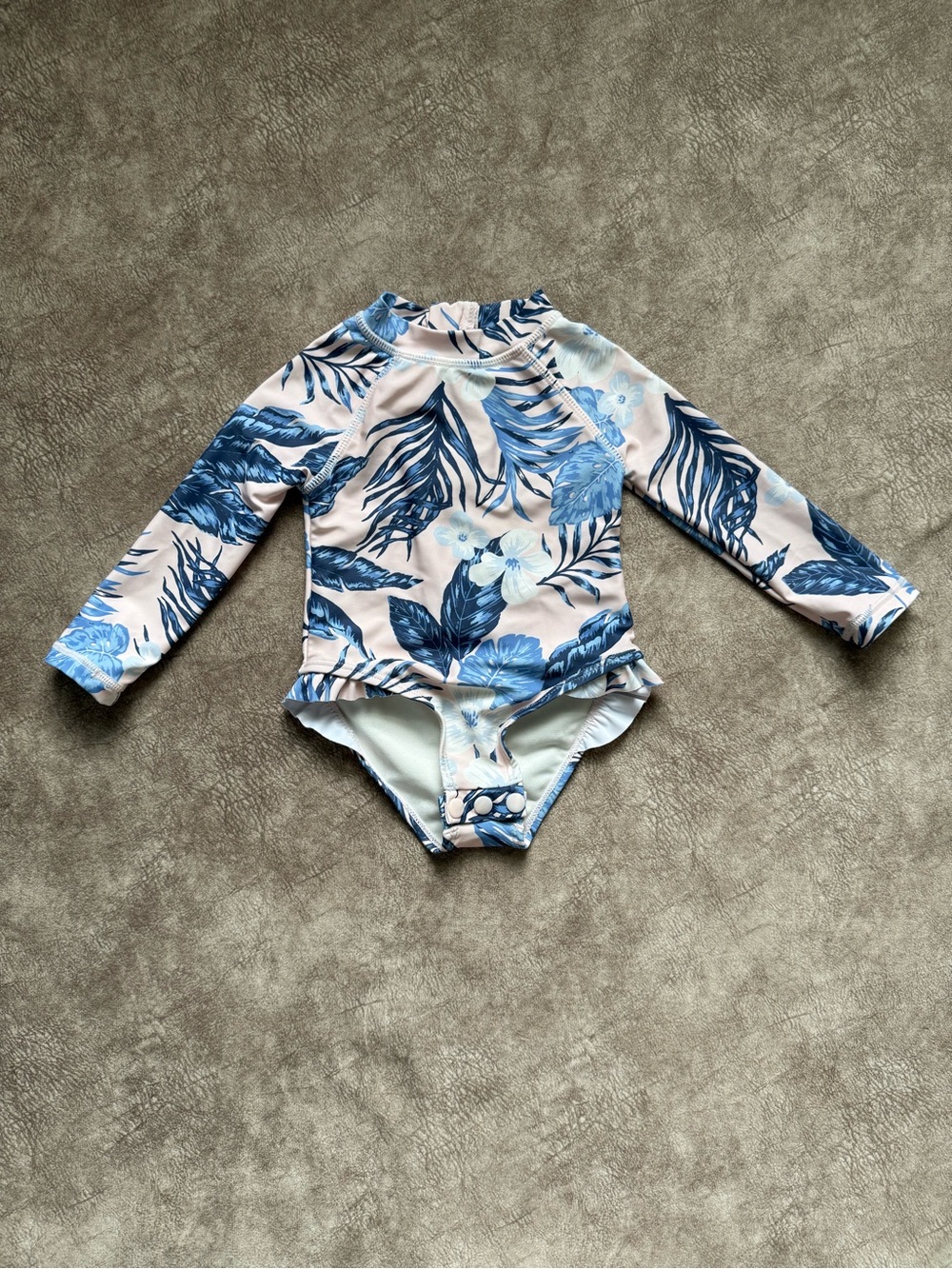 Tommy Bahama Baby Rash Guard Swimsuit | 12 Months | Tropical Floral